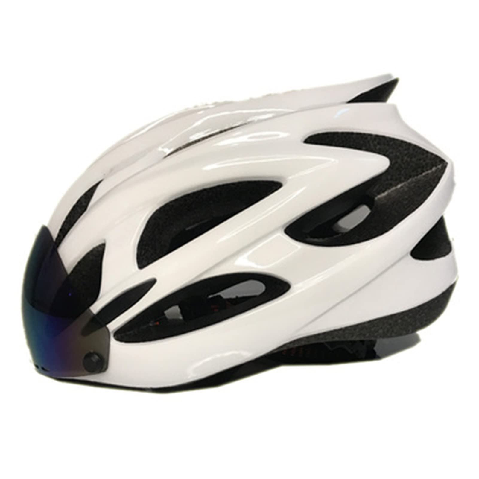 Super Leggero Casco Bici con Bluetooth,Erwachsene Regolabile Casco Bicicletta con Visiera Magnetica Staccabile,Professionale Casco da Bici per Montagna e Strada Uomini Donne