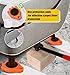 Furniture Lift Mover Dollies Wheel -Furniture wovers with Wheels 4 Self-Leveling Wheels, 700LB Capacity - All-in-One Professional Moving Kit for Home & Appliance Moving - Protects Hardwood Floors