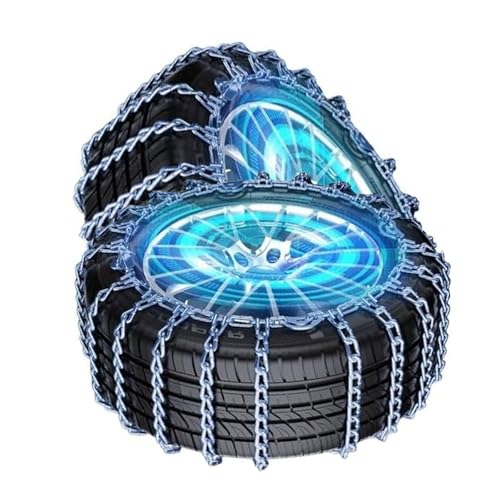 Cadenas de nieve antideslizantes de fácil instalación para conducir seguro