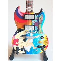Music Legends Collection – Guitare Miniature Sg Fool Eric Clapton - Les Beatles, Paul McCartney, John Lennon, RIngo Starr, George Harrison Music Legends Collection - Guitare Miniature Sg Fool Eric Clapton – Image 2