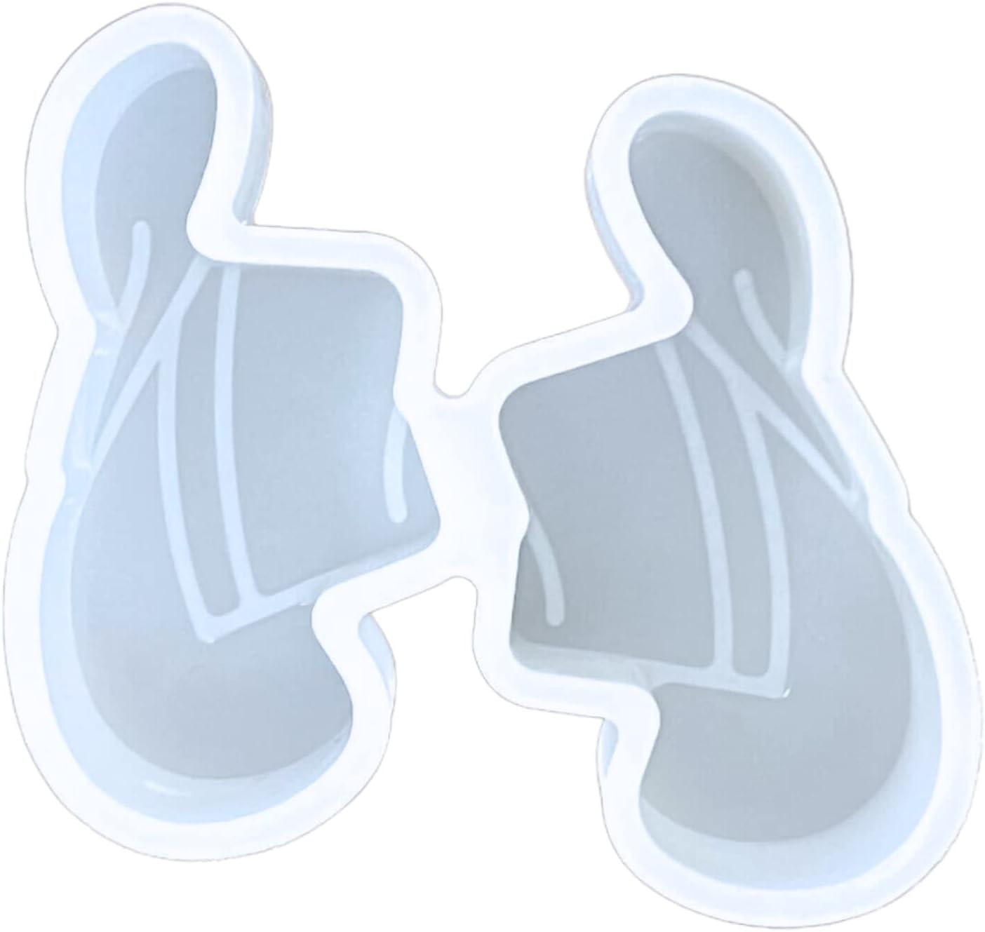 Cowboy Hat Car Freshie Silicone Vent Clip Mold | 1.5 x 2.75” inch Each 2 Pack Scented Aroma Beads Car Candle, Soap Oven Safe to Bake Heat Resistant