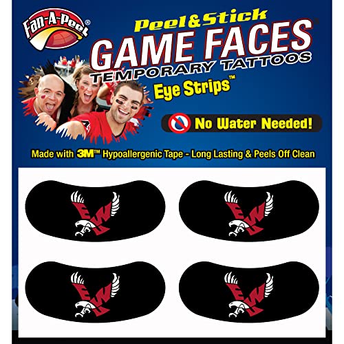 Fan-A-Peel Eastern Washington Eagles Waterless Temp Peel & Stick Tattoo
