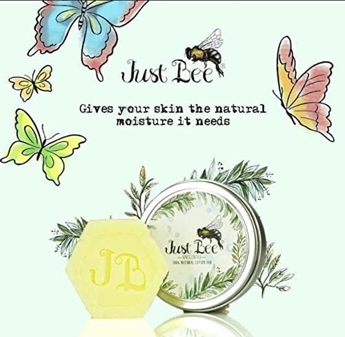 Just Bee Naturally Gathered Beeswax Lotion Bar (Unscented) #TOP4