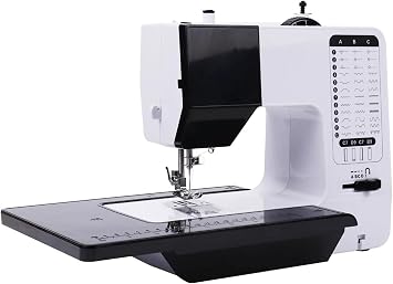 38-Stitch Embroidery Machine with Extension Table & Night Light - Portable & Industrial Sewing Machine for Beginners & Professionals, Heavy Duty Crafting Tool