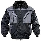 Mit 2 Brusttaschen, 2 Seitentaschen, 1 Ärmeltasche