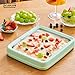 XIANJIN Instant Ice Cream Maker, Ice Cream Maker Pan, DIY Homemade Frozen Yogurt Maker For Children (GREEN, Large)