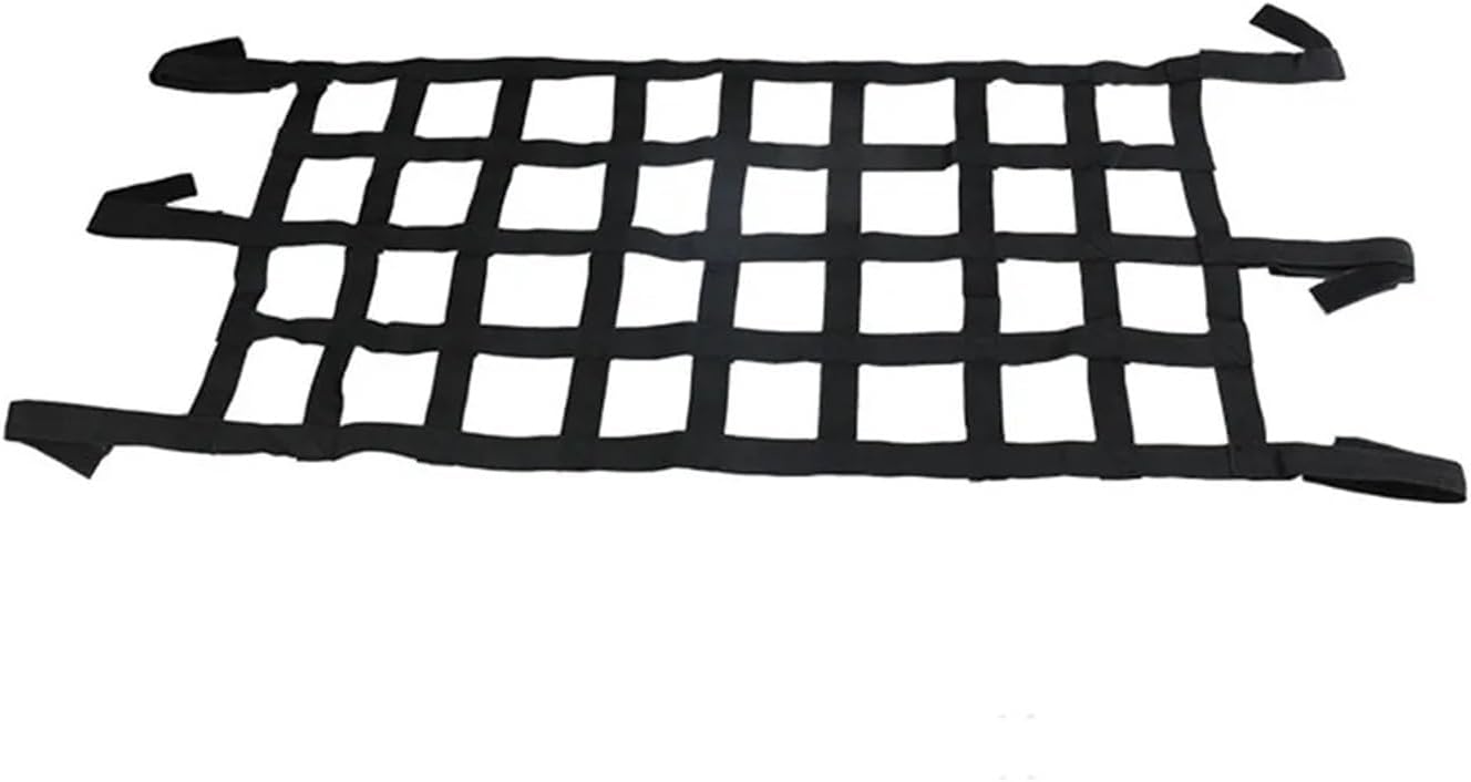 Roof Rear Cargo Luggage Mesh Storage Net Holder Hammock Compatible for Wrangler Heavy Duty Cargo Net Cover Universal Car Cargo Net