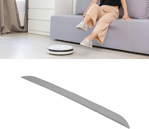 Miniatura 8 de 4 rampas de umbral de goma, rampa universal para umbral de puerta, robot, rampa para silla de ruedas para puertas de baño (gris)