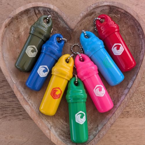 Image of Seahive Floating Keychain (2 pack) with Waterproof Safety Container Boat Key Float - Pontoon, Fishing Accessories key holder