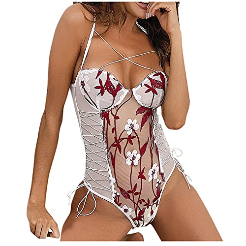 Trailrest Reizwäsche Damen Set Wetlook Dessous Frauen Heiße Unterwäsche...