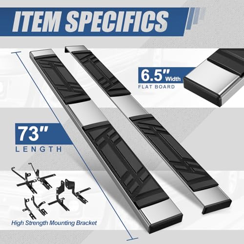 Estribos Laterales para Nissan Pathfinder 2013-2020 Acero Inoxidable miniatura 3
