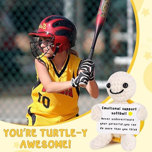 image for JoycuFF Graduation Gifts Funny Mini Crochet Softball Gifts - 2026 Grad