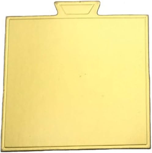 Miniatura 5 de 100 mini tablas para tartas de 3.54 x 3.54 pulgadas, juego de cartón cuadrado pequeño para pastel de mousse dorado, base para cupcakes, bandeja para