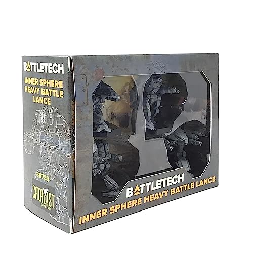 Catalyst Game Labs BattleTech: Inner Sphere Heavy Battle Lance - Miniature Game