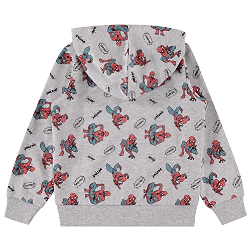 Marvel Boys Toddler Spiderman Hoodie - Spiderman, Ironman, Captain America & Hulk Toddler Boys Zip Hoodie Comics2