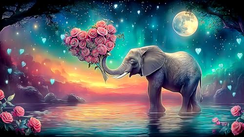 Puzzle de elefante imposible para tardes de entretenimiento en familia