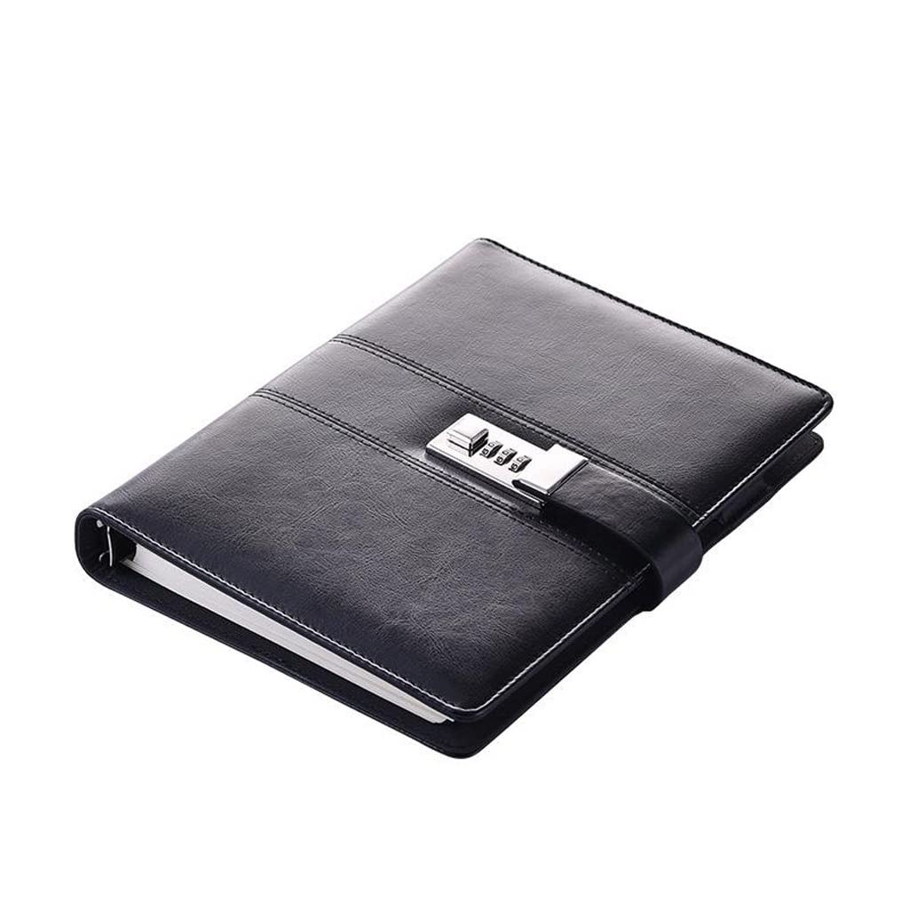 TAHALI Carpeta A5, Cuadernos en Espiral y Diarios, Diario con Bloqueo, contraseña, Agenda, Oficina, Negocios, Cuadernos, Suministros Escolares (Color : B, Size : A5)