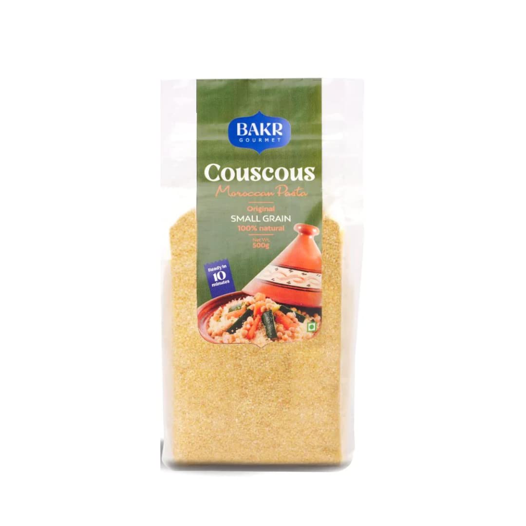 Bakr Gourmet Middle Eastern Couscous Small Grain 500 Gm, (Pack Of 1), Vegan (B0BL7PWCJ4) Amazon Price History, Amazon Price Tracker