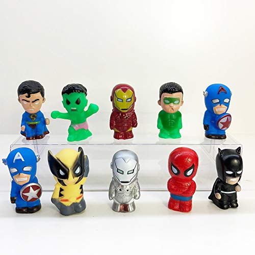Fundisinn 10 PCS Marvel The Avengers Action Figure Sets Super Heroes Thor Iron Man Hulk Captain America Ultimate Super Hero Toy Sets,1.6-Inch Action Figures,Toys for Kids Ages 3 and Up/Gift/Decoration