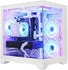 PC Gamer King White - AMD Ryzen 5 5600 de 6 núcleos a 3.5 GHz - AMD Radeon 6600M 8GB - 16GB DDR4 3200MHz RAM - SSD PCIe 1TB - 5 ventiladores RGB con software - WiFi y Bluetooth - Windows 11 4