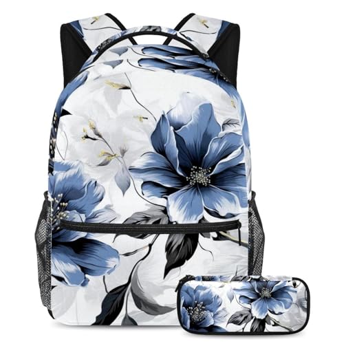 Sac à dos et trousse à crayons scolaires multicolores pour étudiants