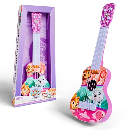 Lollipop Paw Patrol Party Ukelele - Juguete musical de regalo para niños pequeños, instrumento musical...