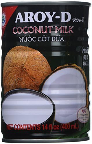 Amazon.com: AROY-D Coconut Milk 13.5 Oz Can (Pack of 6) : Grocery ...