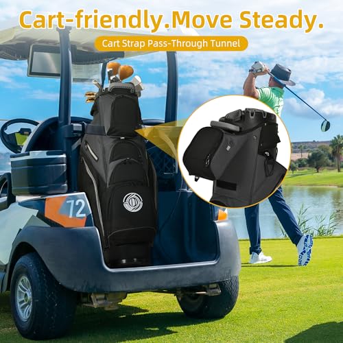 Shopsource 14-Way Top Golf Cart Bag