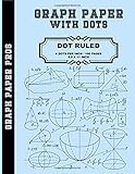 Graph Paper With Dots: Quad Ruled / 4 Dots Per Inch / Blank Graphing Paper Notebook / Large 8.5 x 11 / Soft Cover Bound Composition Book