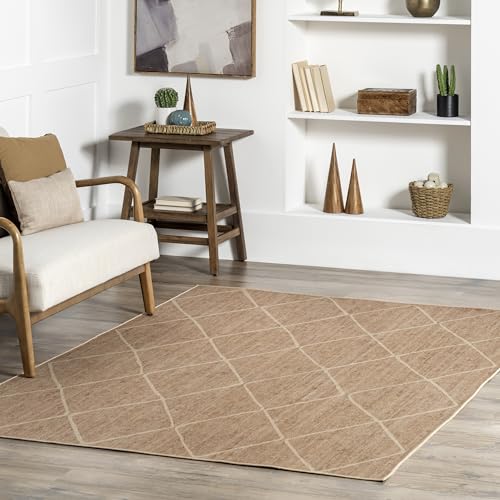 Nuloom Billy Ivory, 5' x 8', Recycled Polyester, Soft and Textured, High Traffic, Stain Resistant, Easy Clean, Durable, Machine Washable Runner for Bedroom, Living Room, Dining, Den, Foyer, Entryway by nuLOOM - Used condition - US$45.16