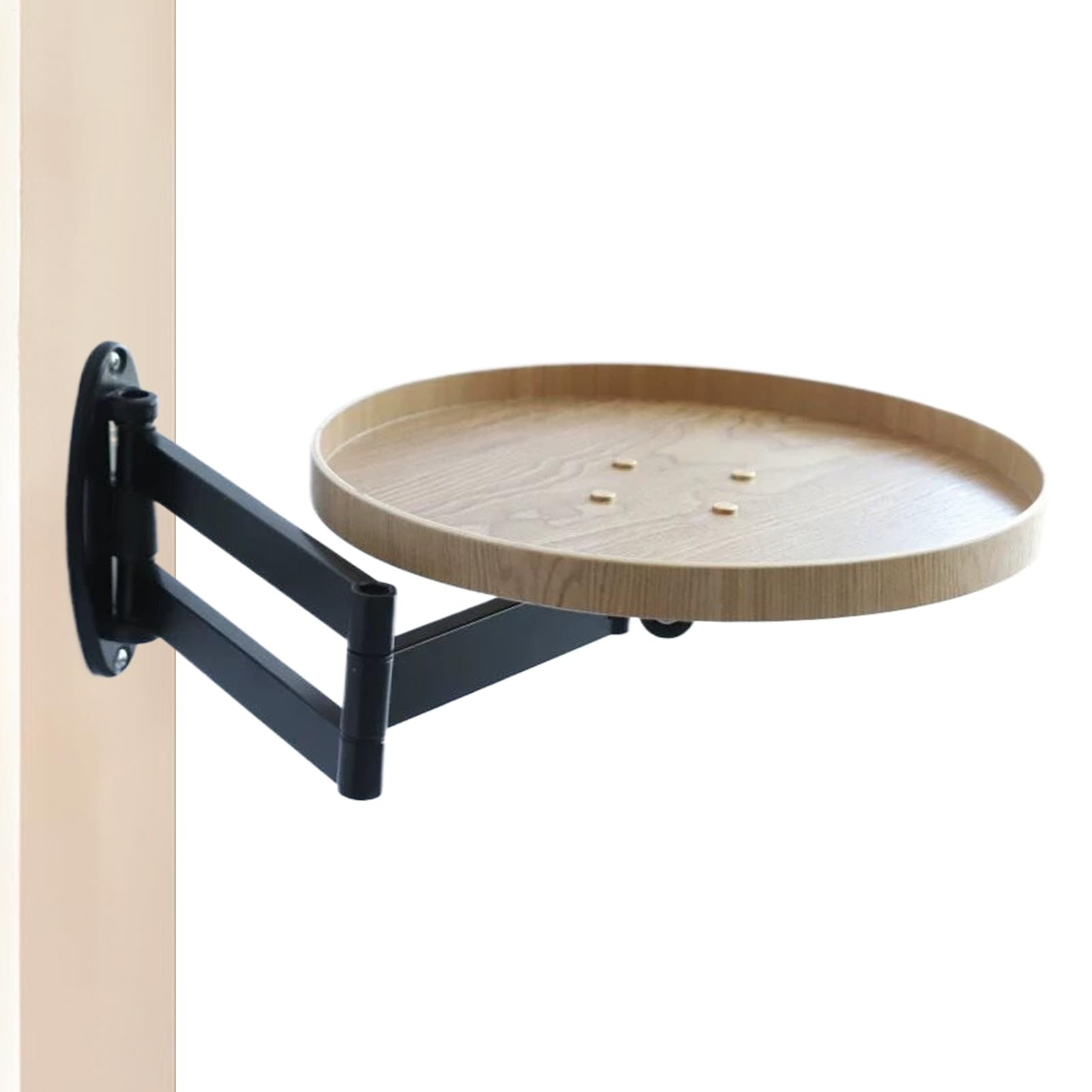 Supporto Da Parete Montato Ribaltabile E Retrattile, Scrivania Da Lettura, | Comodino Soluzione D'Arredo Per Home Studio E Decorazione Interni Della Casa
