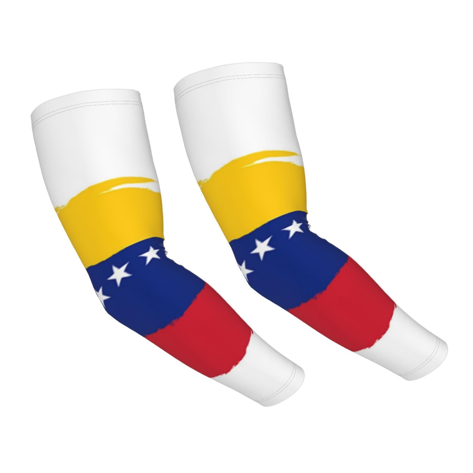 GDUUASB Cute Venezuela Flag Sun Protection Arm Sleeves Venezuelan Cooling Arm Sleeves for Women Men Golf Outdoor Sports