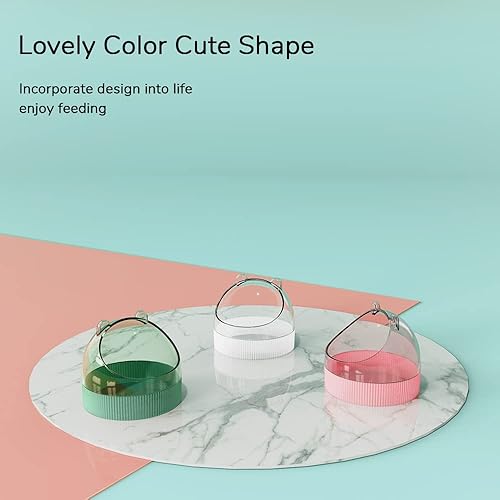 Miniatura 7 de Lindo cuenco de comida para hámster para erizos para hámsteres enanos, hámsters sirios, jerbos, ratones, ratas, animales pequeños, morado