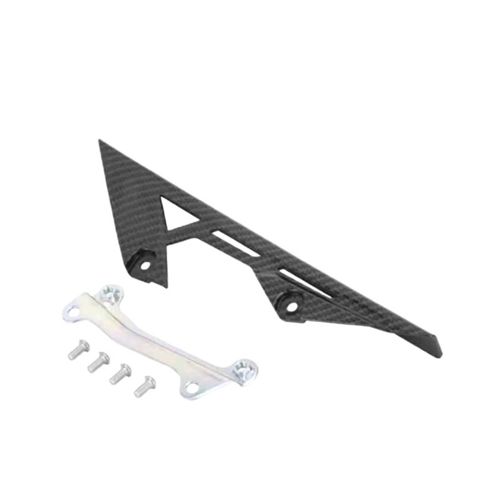 Osłony Łańcucha Motocyklowego Osłona Ochronna Wzór Z Włókna Węglowego Pasuje Do Talaria Sting X3 MX3 MX4 Ochraniacz łańcucha motocyklowego Ochraniacz łańcu(Black)