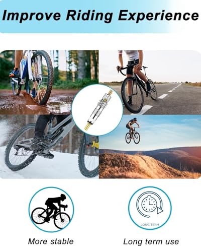 Image of Riseuvo 20pcs Presta Valve Core - Durable Replacement for Road & MTB Tires - Leak-Proof Tubeless Stem Cores - Universal Cycling Maintenance Kit
