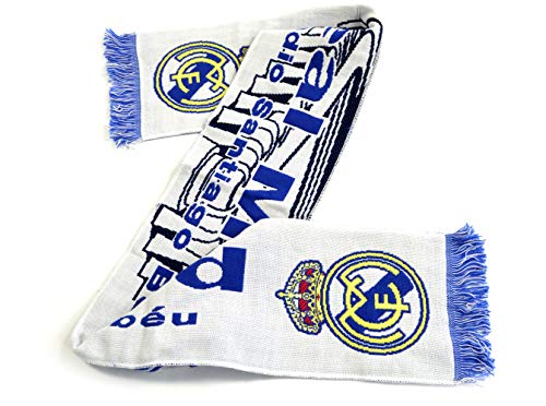 Real Madrid écharpe Stadion bleu blanc pour vibrer au stade