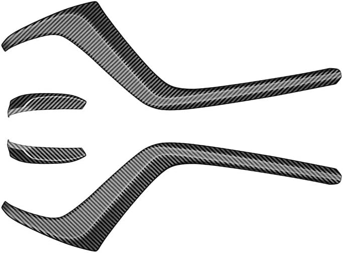 Front Grille Edge Trim for Mazda CX-90 CX90 2024, Protection Decoration Vehicle Accessories Parts front bumper Guards (Carbon Fiber style)