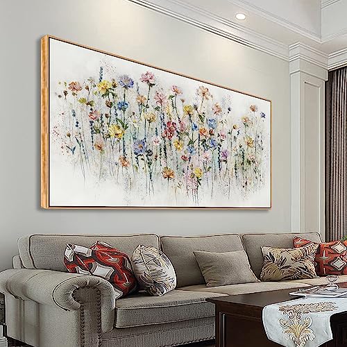 LKY ART Floral Canvas Wall Art Canvas Printing is any Home Decoration With its Waterproof Canvas Decor Hang Living Room Bedroom Office Guest Room Artwork Wall Decoration (Framed) by LKY ART - Image 2