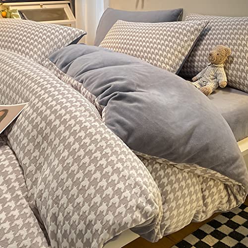 Parure de lit en polaire corail lavable en machine contre le froid nocturne