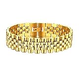 ONERIAKRNETY New 2026 Unisex Luxury Gents Watch Band Link Stainless Steel Rollie Bracelet For Men Chain Mens Decoration Jewelry With You Accessories Trendy Creative Women And Men