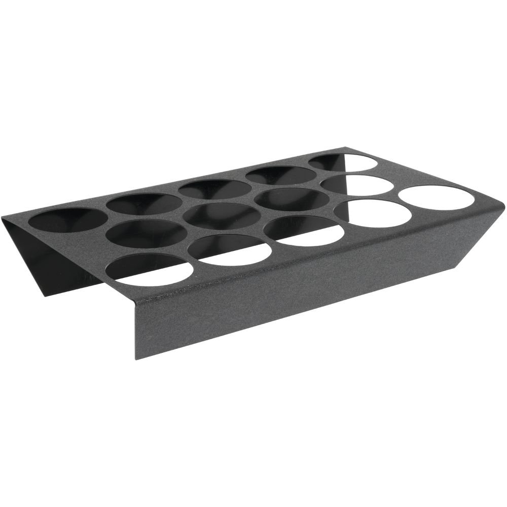 HUBERT Asparagus Container Insert Rectangular Black ABS - 22 1/2"L x 13 1/4"W x 4 5/8"H