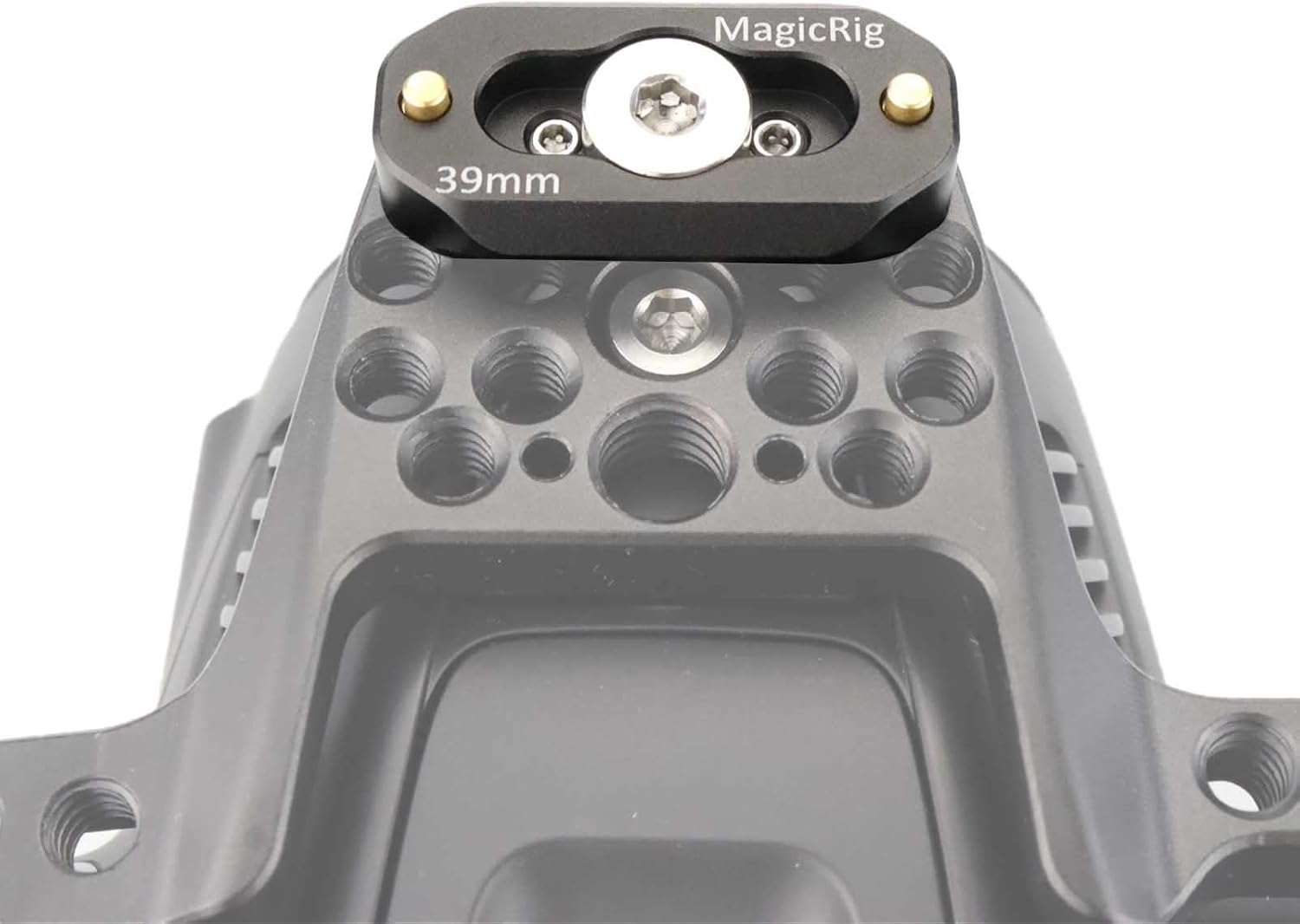 Quick Release NATO Rail(Length 39mm, Thickness 8mm) with 3/8'' Screw Locating Pin for ARRI, NATO Handle, Camera Cage - Image 5