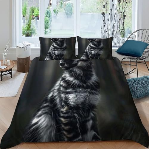 Housse de couette super king 260x220cm microfibre de qualité supérieure 3D