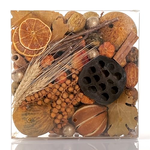 Image of ANDALUCA Fall Harvest Fragrance Potpourri Decorative Vase & Bowl Filler Home Décor (Autumn Harvest)