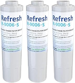 Refresh R-9006-S Replacement Refrigerator Water Filter for Maytag PUR FILTER 4, Whirlpool EDR4RXD1