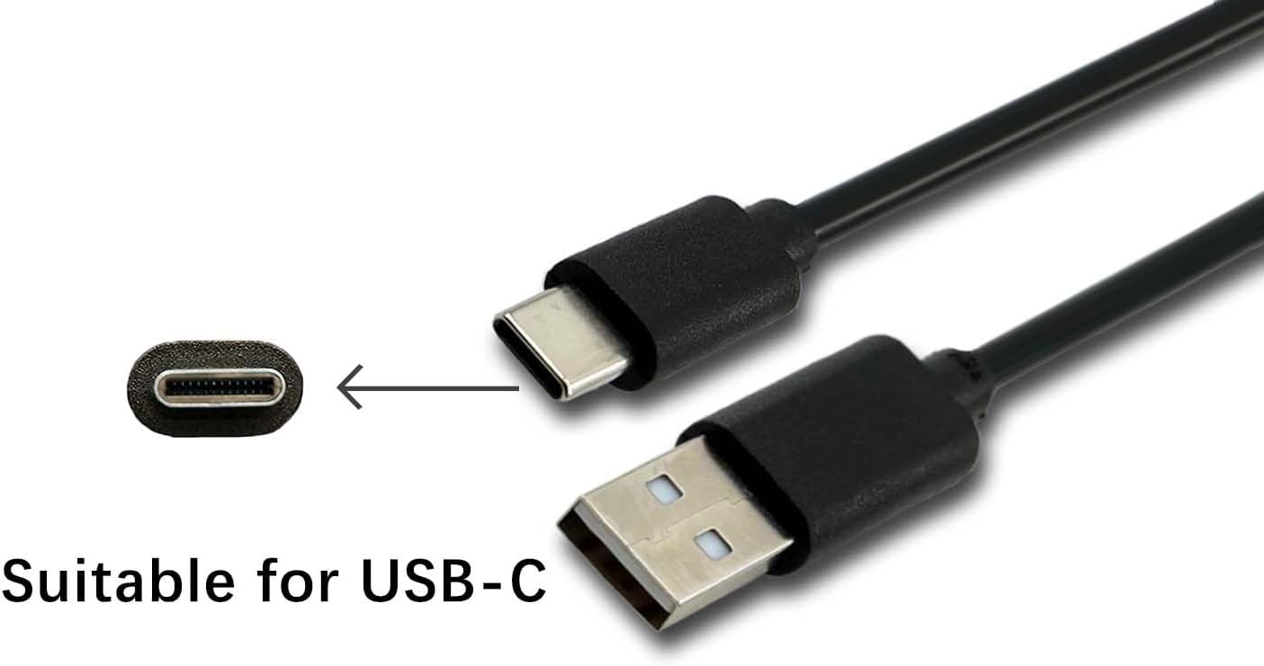 USB C Adapter Charger Compatible with new Amazon Fire HD 8 Tablet/ 8 Plus/Children's Professional Tablet, 12th Generation 8-inch HD Monitor-2020/2022/2024 Release (with USB C Cable, 6FT)