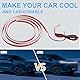 EuAcesry Waterproof Auto Streifen Licht, 150 cm Car Hood LED Strip Lights, Universal Auto Tagfahrlicht, 10-16V Car Hood Light Strip Motorhaube Lichtstreifen für SUV, LKW