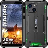 Outdoor Handy OUKITEL WP20, Android 12 Quad Core, Display 5.93'' HD+, Kamera 20MP, 1 TB Erweiterbar, 4GB+32GB Outdoor Smartphone, 6300mAh Akku IP68 Wasserdichter,4G Dual SIM/OTG Handy Ohne Vertrag