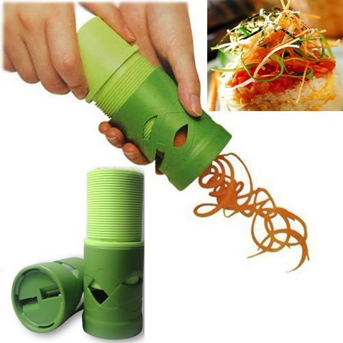Verdure Frutta Veggie Twister Cutter affettatrice Processing attrezzo della cucina Guarnire fai da te