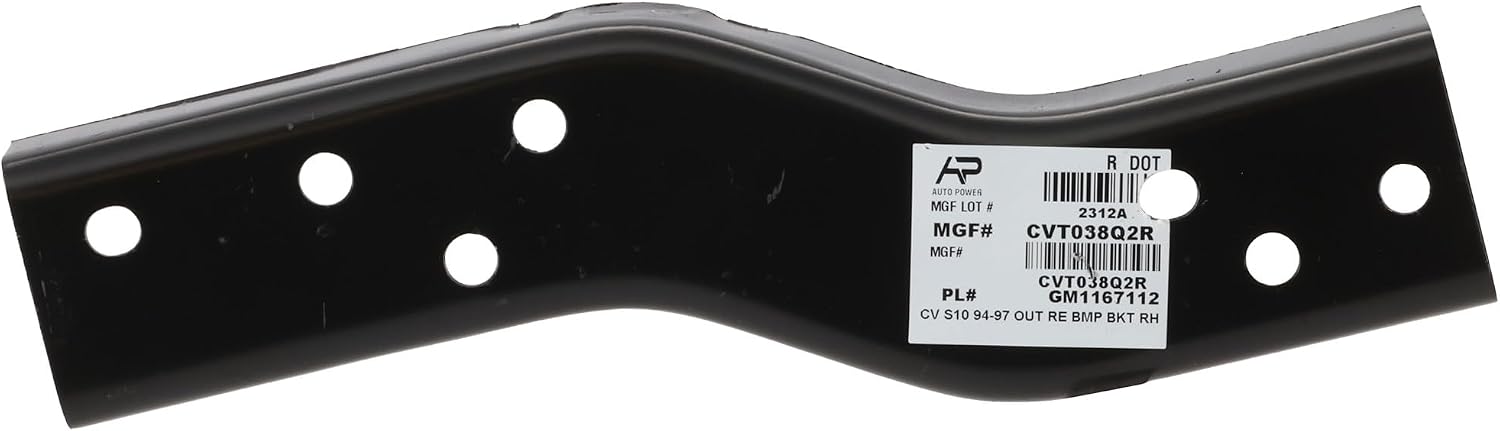 Compatible with 94-97 S10/Sonoma Pickup Truck Fleetside Rear Bumper Bracket Right Side